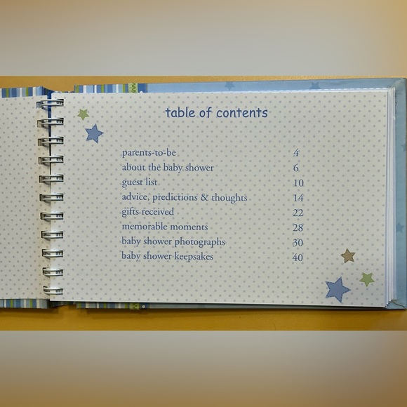 NWOT-set of 2 Carters Baby Books for Boy My Baby Book and Baby Shower Memories - Picture 6 of 7